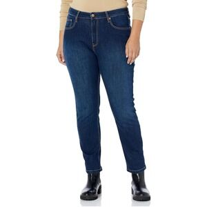 The Drop Women's Brooks High Rise Skinny Jeans 35 Dark Wash